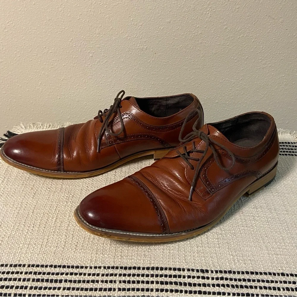 STACY ADAMS / Dickinson Oxford Dress Shoes Size 11.5